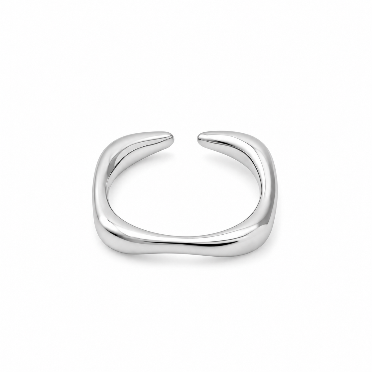Sculpted open ring