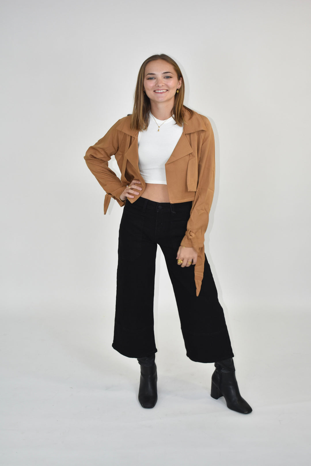 Sienna Tie-Sleeve Jacket