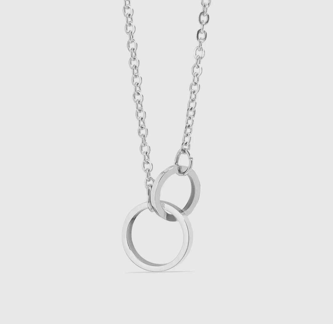 Interlocked Rings Necklace