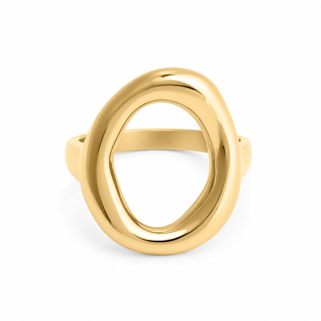 Sculpted Oval Ring