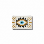 Load image into Gallery viewer, Evil Eye Beaded Zip Pouch
