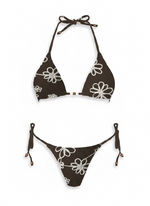 Load image into Gallery viewer, Daisy Brown Triangle Bikini 🌼🤎

