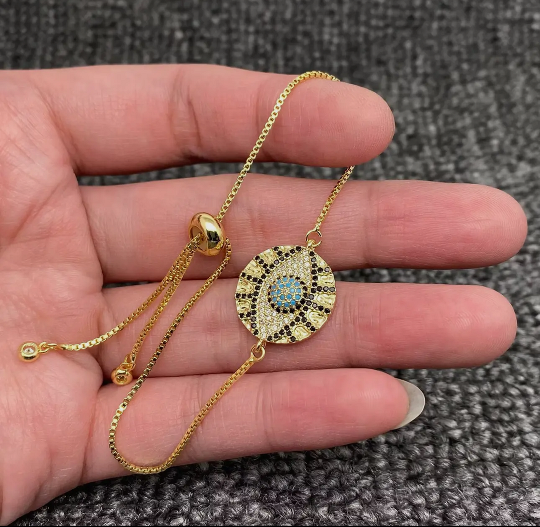 Crystal Guardian Evil Eye Bracel