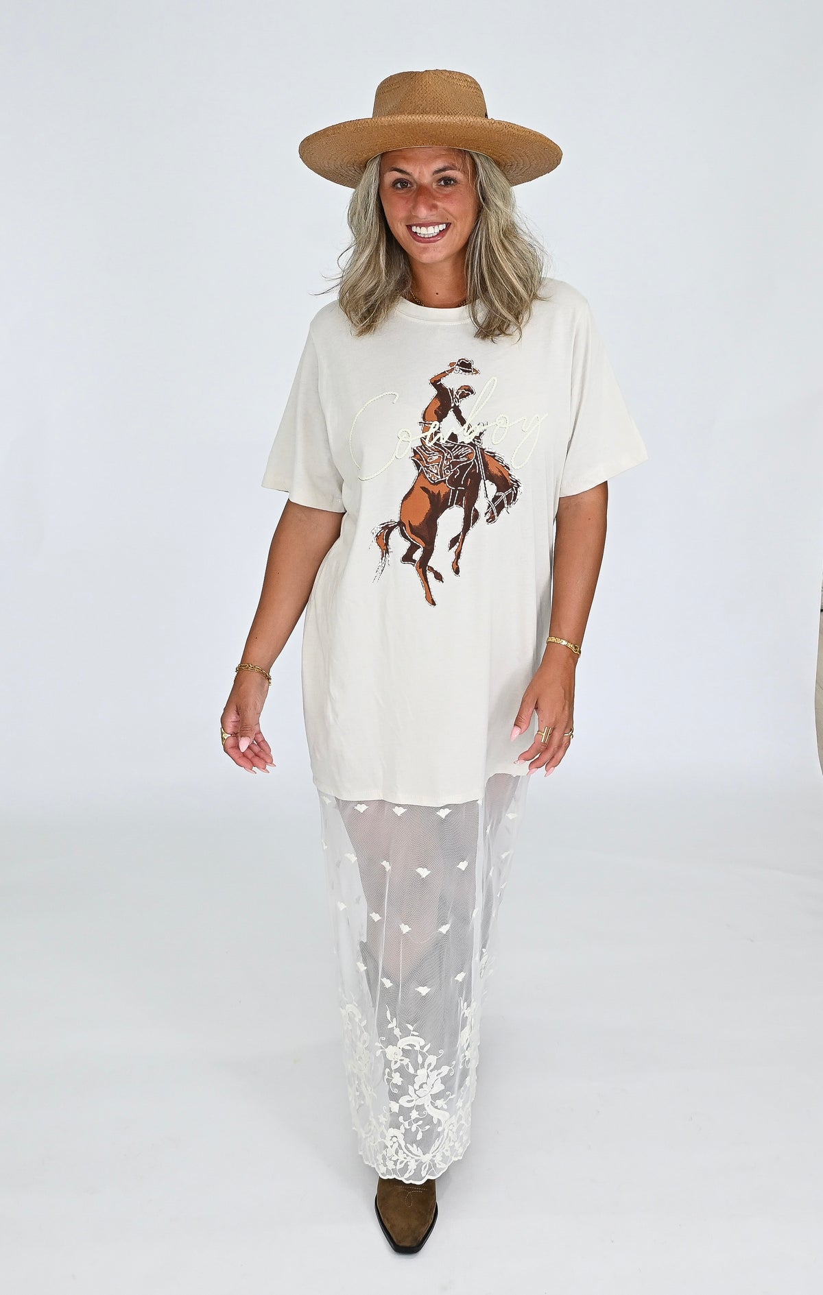 Cowboy spirit graphic tee