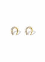 Load image into Gallery viewer, Luna Curve Earrings
