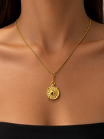 Load image into Gallery viewer, Golden Sun Medallion Necklace
