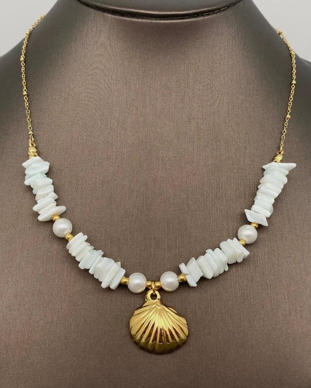 Shell Charm Necklace Summer Jewelry