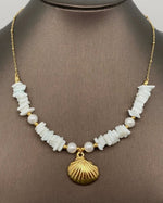 Load image into Gallery viewer, Shell Charm Necklace Summer Jewelry
