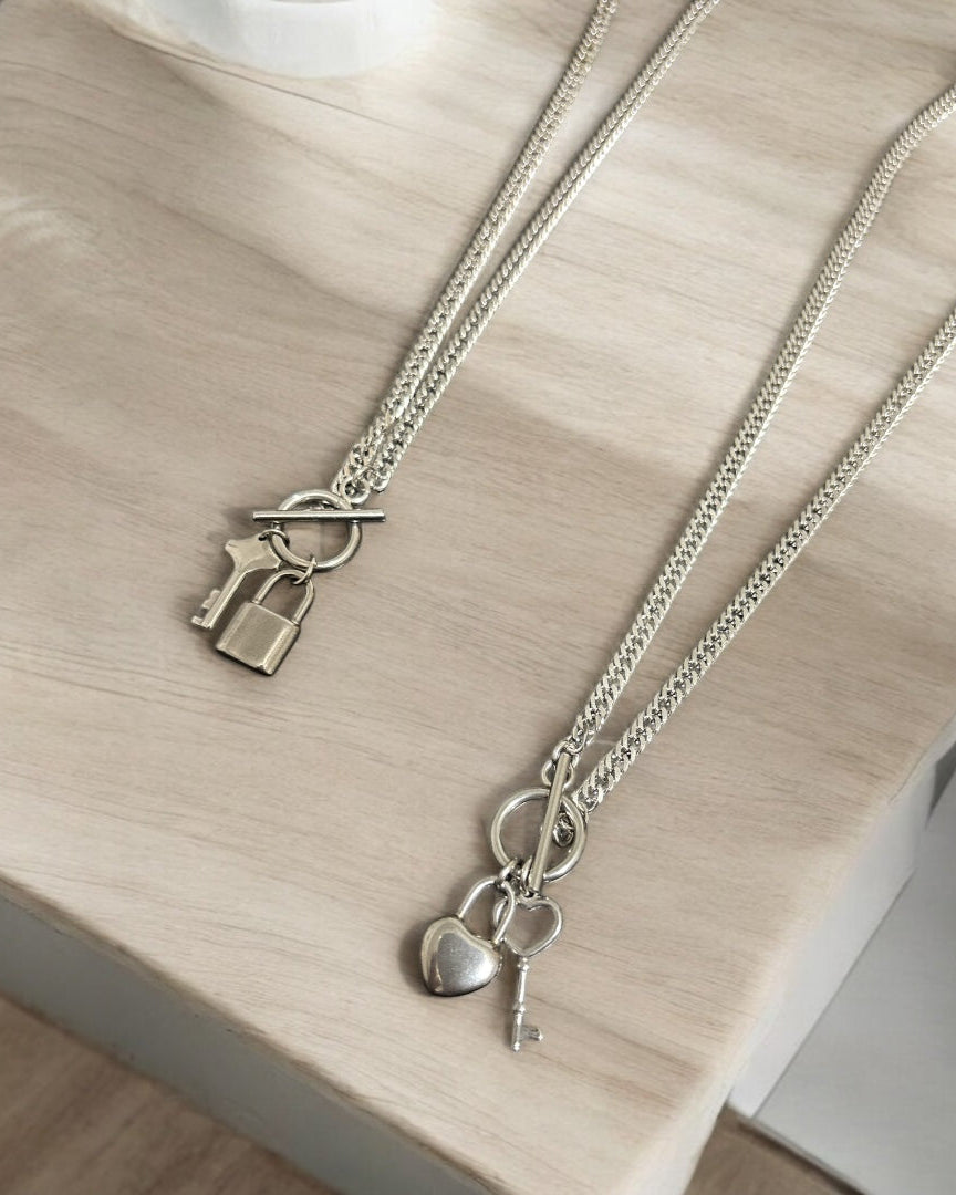 Key to my heart necklace