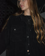 Load image into Gallery viewer, Washed Corduroy Frayed
Shacket jacket
