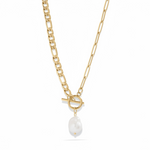 Load image into Gallery viewer, The Coastal Pearl Toggle Necklace
