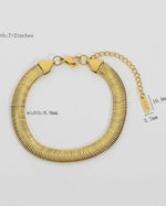 Load image into Gallery viewer, Multi Style 18K Gold Plated Steel Chain Bracelets
