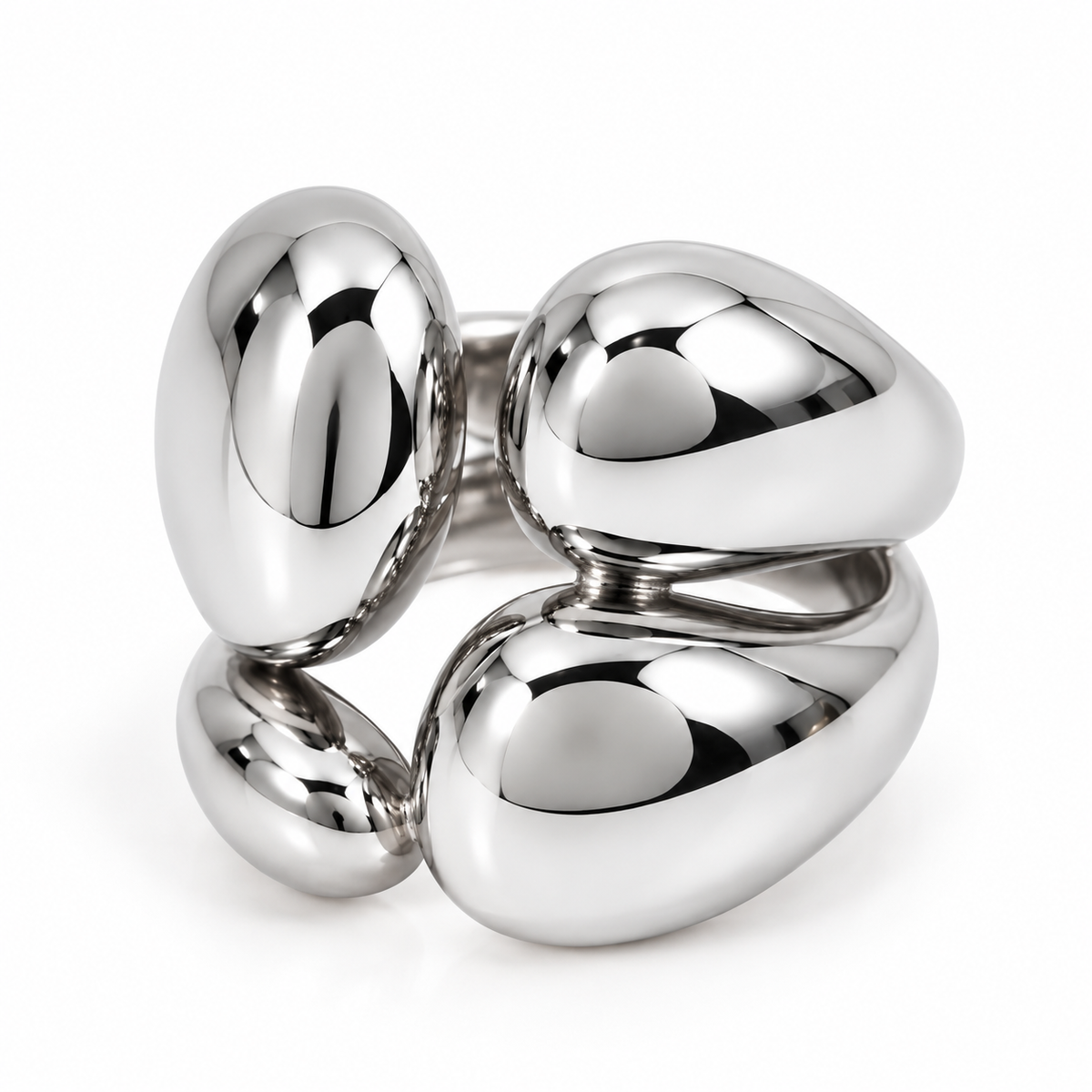 Sculpted bubble ring