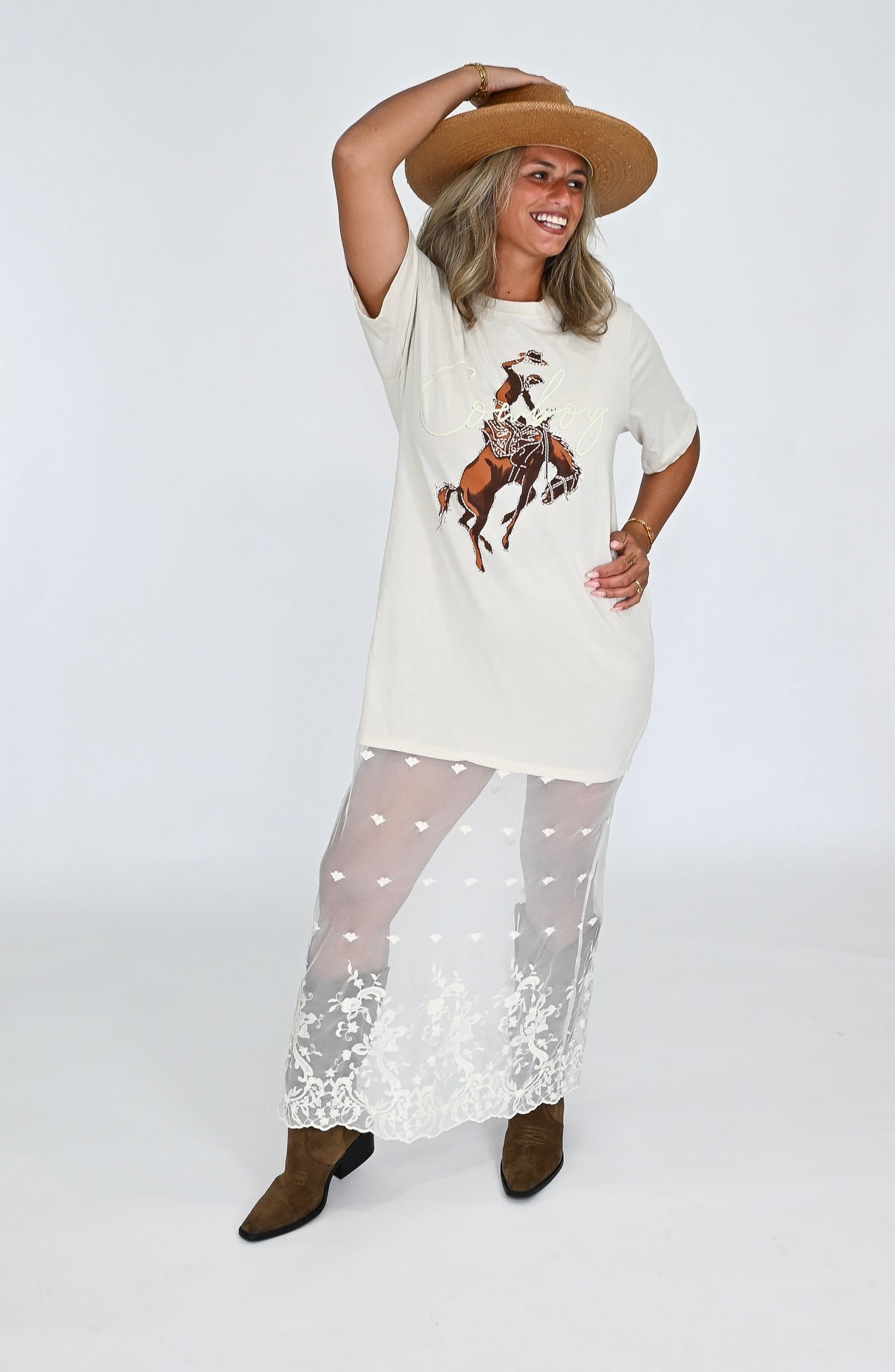 Cowboy spirit graphic tee