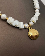 Load image into Gallery viewer, Shell Charm Necklace Summer Jewelry
