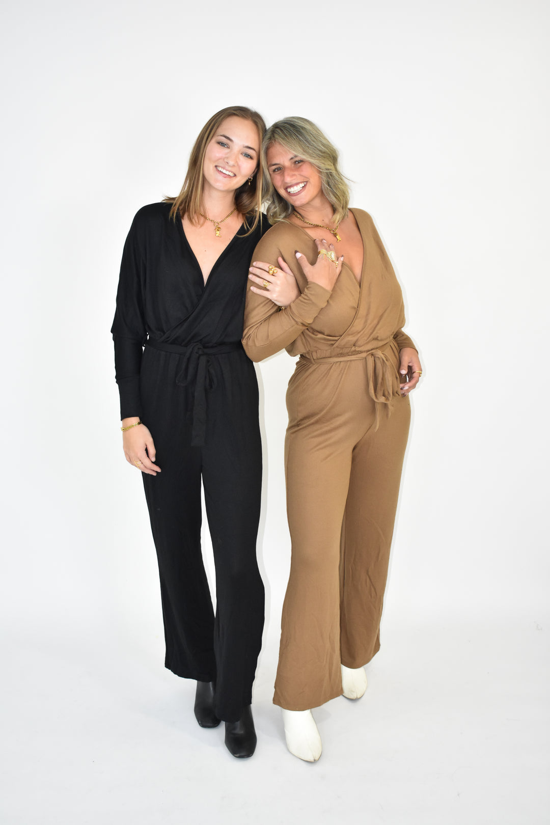 Cozy Luxe Wrap Jumpsuit