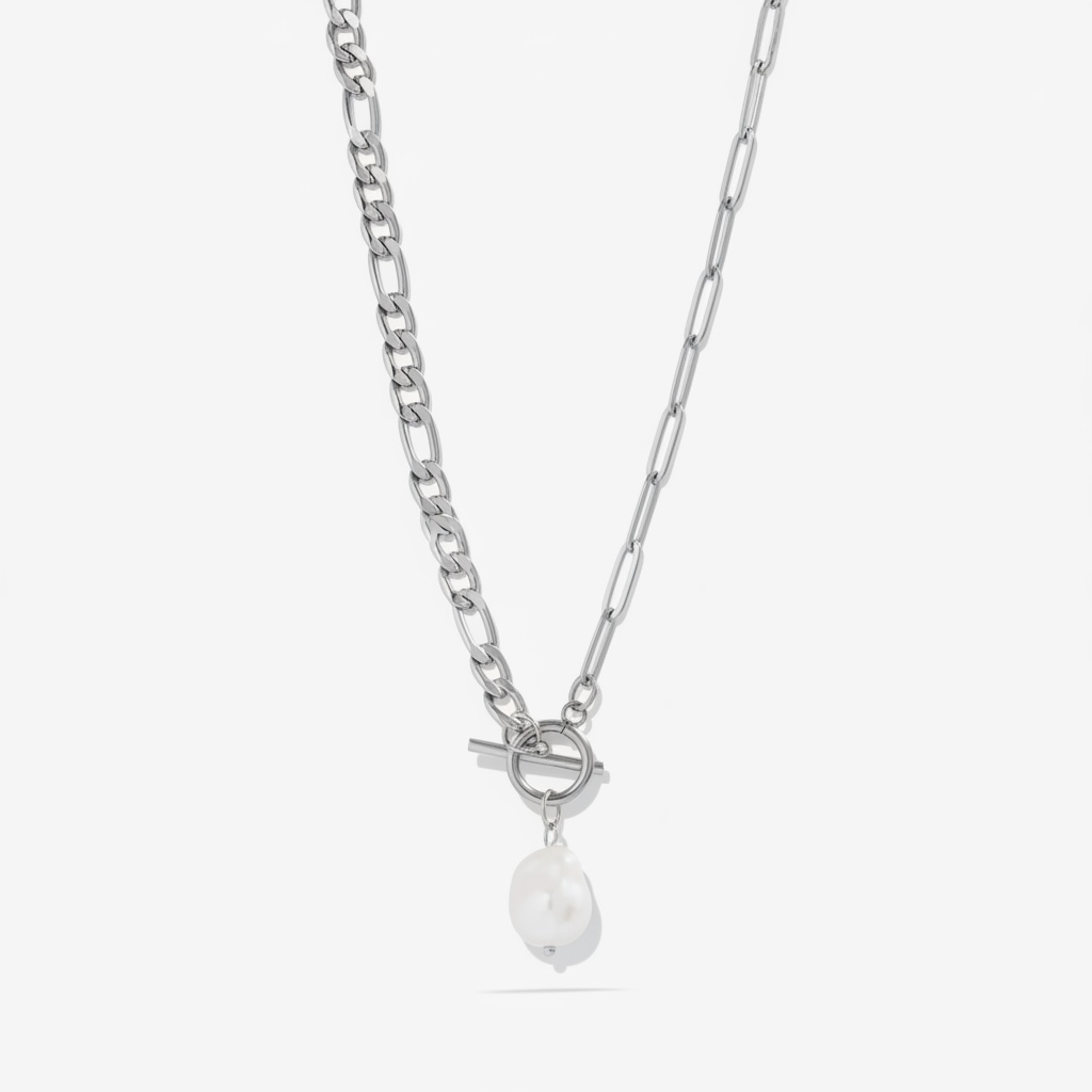 The Coastal Pearl Toggle Necklace