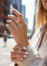 Load image into Gallery viewer, Evil Eye Band Ring
