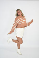 Load image into Gallery viewer, Autumn Stripe Knit Sweater
