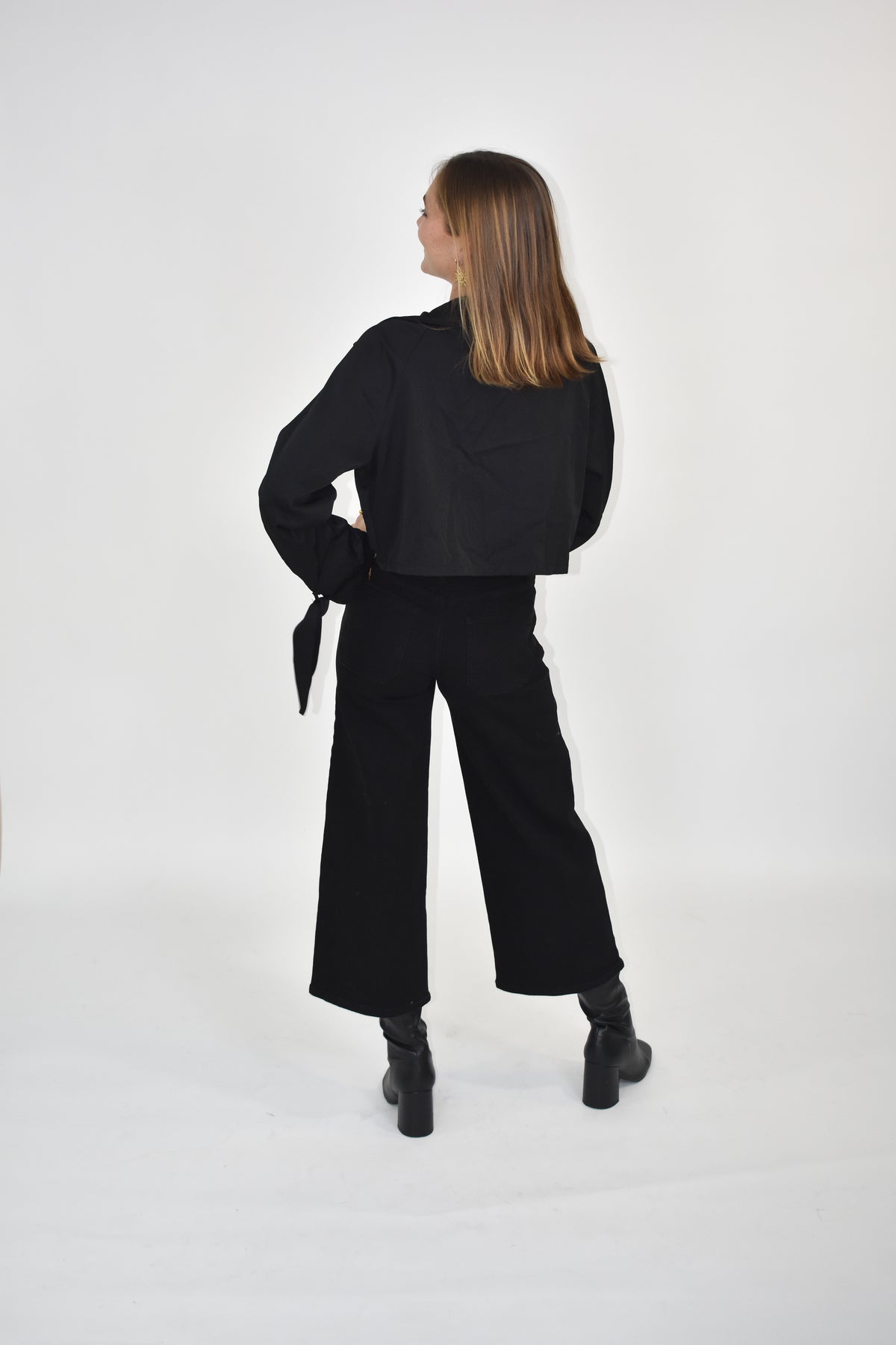 Sienna tie sleeve jacket