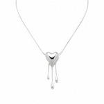 Load image into Gallery viewer, Drop Fringe Glossy Heart Charm
