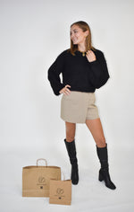 Load image into Gallery viewer, Noelle Fuzzy Cropped Sweater
