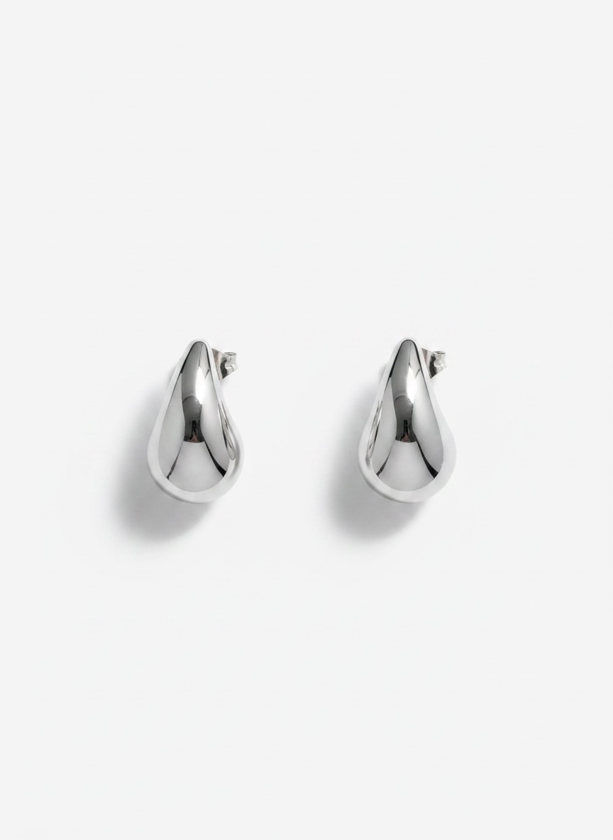 Teardrop Stud Earrings