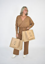 Load image into Gallery viewer, Cozy Luxe Wrap Jumpsuit
