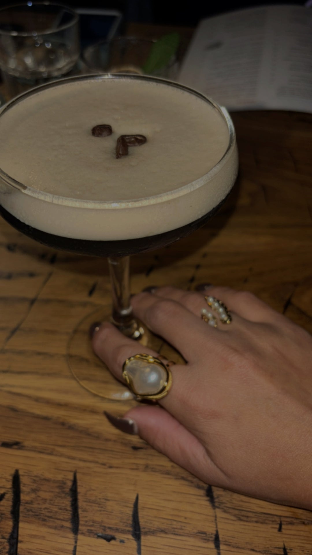 Baroque Pearl 18K Gold Plated Stainless Steel Ring