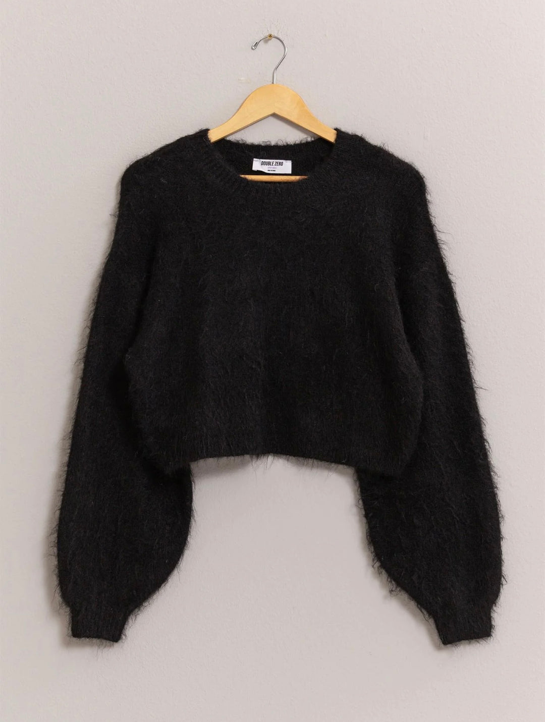Noelle Fuzzy Cropped Sweater