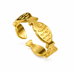 Load image into Gallery viewer, Golden Fish Ring
