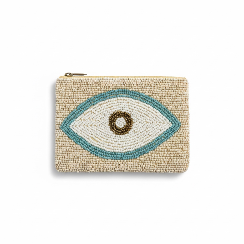 Bali Beaded Mini Pouch