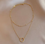 Load image into Gallery viewer, Simple Gold Necklace Layered
Stainless Steel
