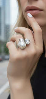 Load image into Gallery viewer, The Aura Pearl Ring
