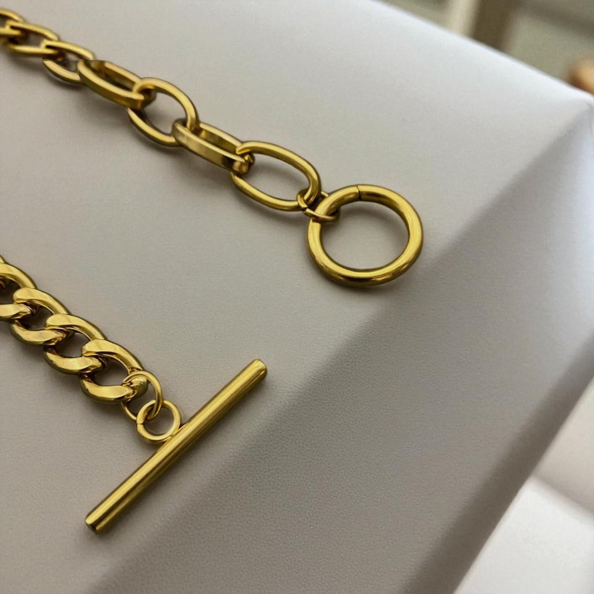 Linked heart bracelet