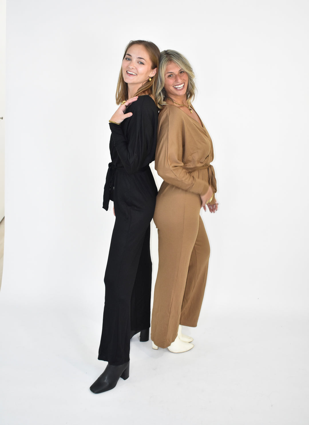 Cozy Luxe Wrap Jumpsuit