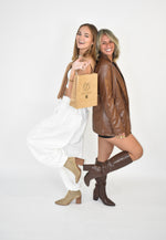 Load image into Gallery viewer, Mila Faux Leather Blazer
