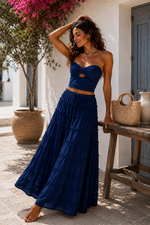 Load image into Gallery viewer, Tiered Maxi Skirt
