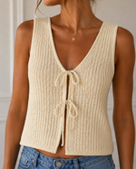 Load image into Gallery viewer, Coastal Knit Tie Top
