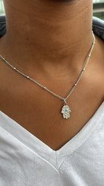Load image into Gallery viewer, Hamsa Evil Eye Necklace
