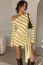 Load image into Gallery viewer, Limoncello Stripe Dress
