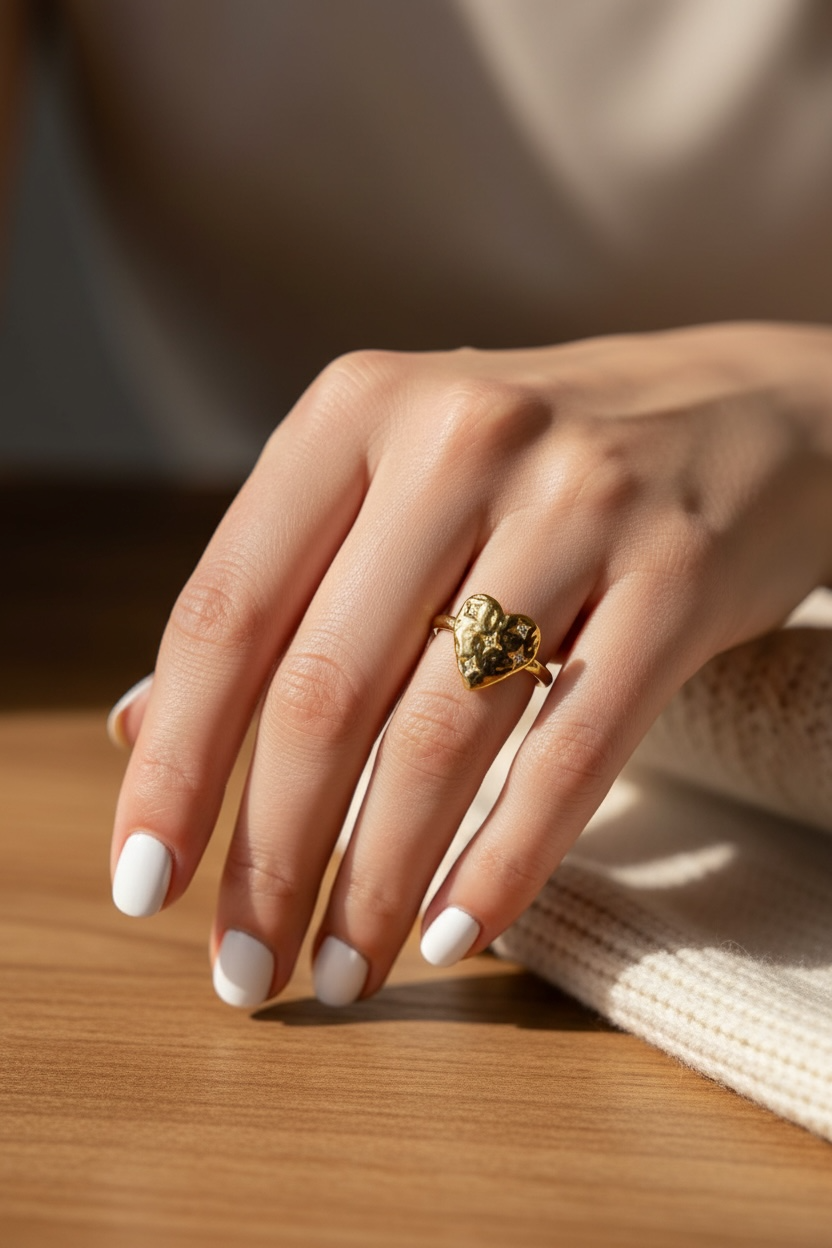 Golden Heart Ring