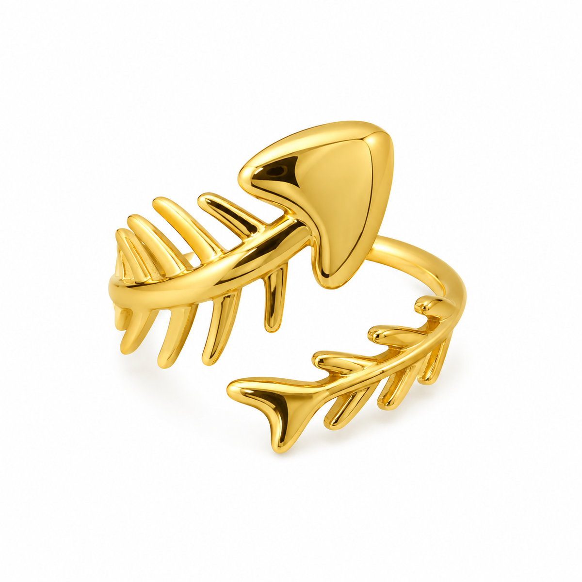 Fishbone ring