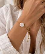 Load image into Gallery viewer, Luna Pearl Adjustable Bracelet
