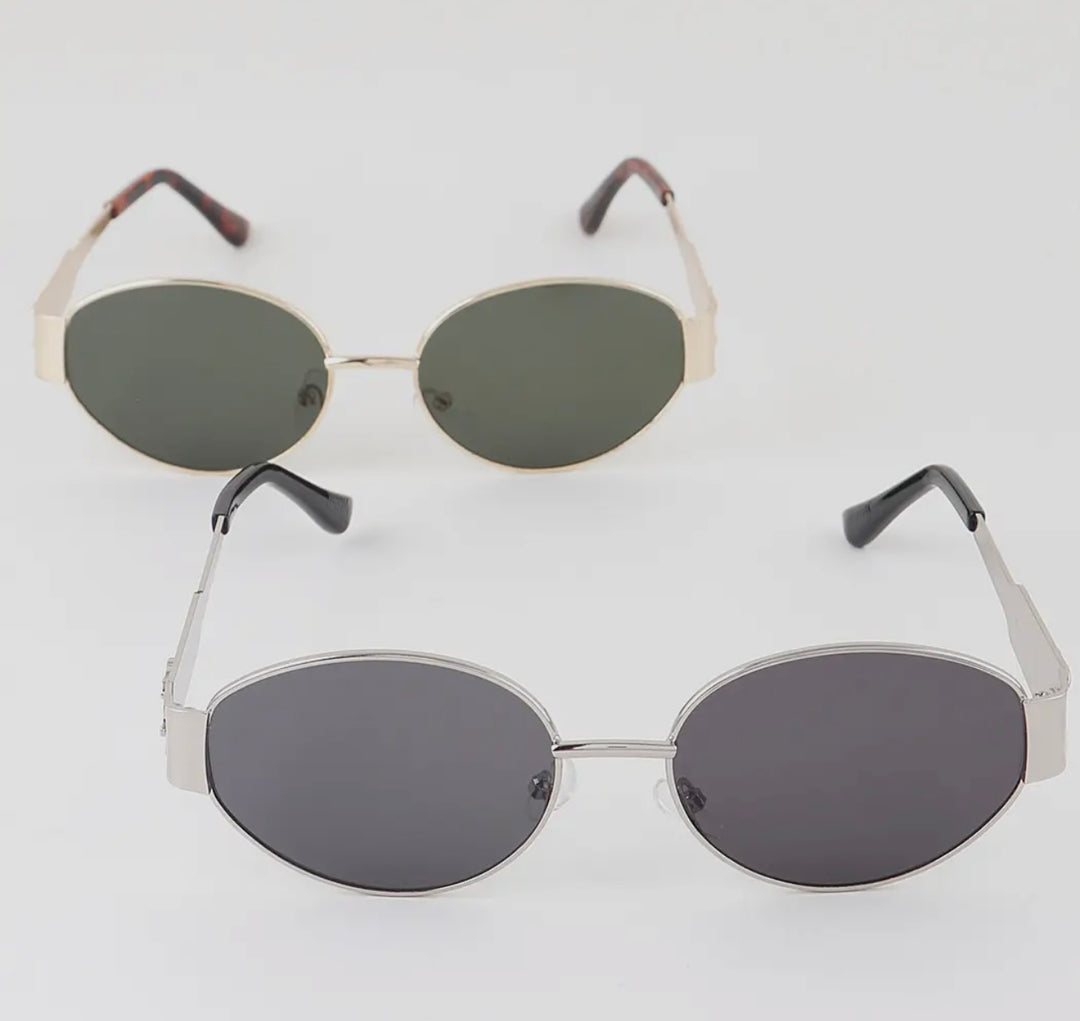 Modern Tinted Round Sunglasses
