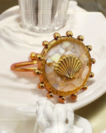 Load image into Gallery viewer, Shattered Shell 18K Gold Plated S.Steel
