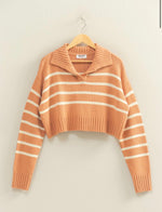Load image into Gallery viewer, Autumn Stripe Knit Sweater
