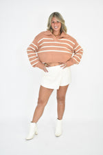 Load image into Gallery viewer, Autumn Stripe Knit Sweater
