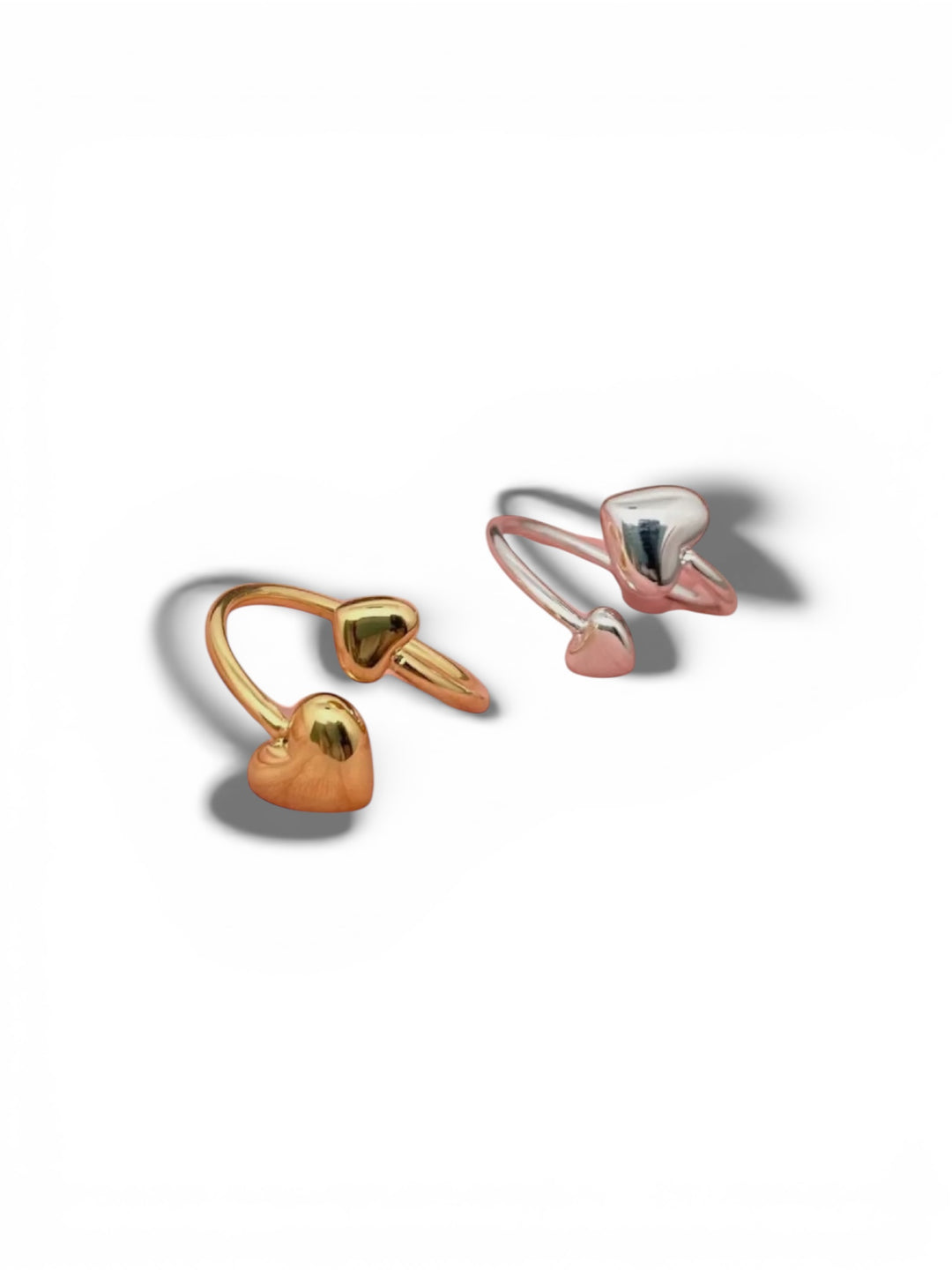 Double Heart Ring - one size