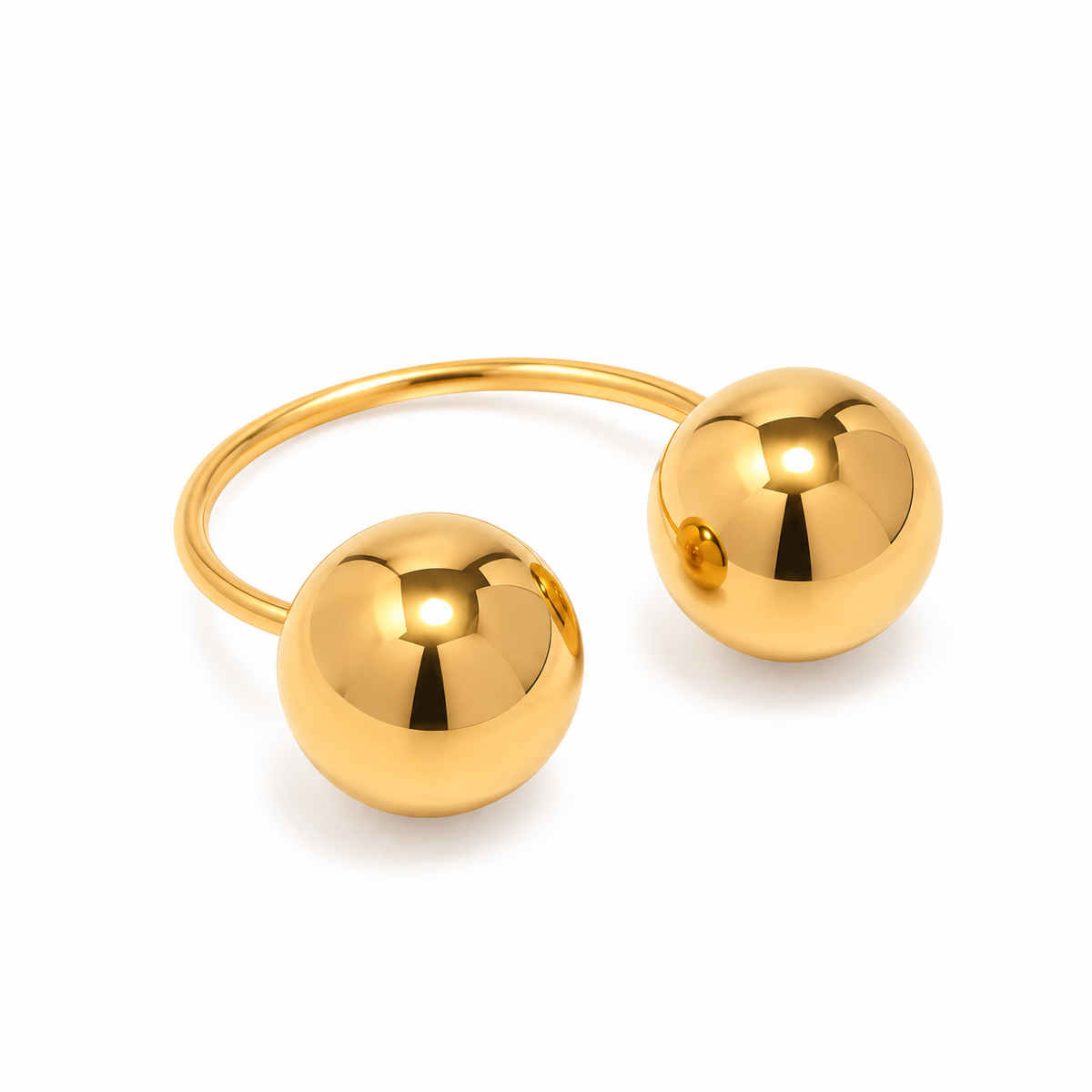 Orbit gold ring